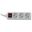 Multiprise 3 prises - Avec interrupteur - Câble de 4 m