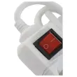 Multiprise 5 prises - Avec interrupteur - C&acirc;ble 4 m 