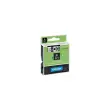 Ruban pour titreuse D1 - 7 m x 6 mm - Texte noir sur fond transparent - Dymo