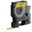 Ruban D1 DYMO S0720790 - 7 m x 6 mm - Texte noir sur fond jaune
