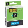 Ruban pour titreuse D1 - 7 m x 19 mm - Texte noir sur fond jaune - Dymo