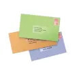 Planches de 16 &eacute;tiquettes transparentes compatibles laser - 99,1x33,9mm - AVERY 