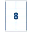 40 Planches de 8 &eacute;tiquettes adresses pour imprimantes jet d'encre - 99,1x67,7mm - AVERY 