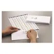 25 planches de 65 &eacute;tiquettes blanches - 38.1 x 21.2 mm - AVERY 
