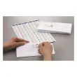 25 planches de 65 &eacute;tiquettes blanches - 38.1 x 21.2 mm - AVERY 