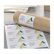 100 étiquettes adresses opaques pour imprimantes laser AVERY 199,6x289,1mm