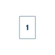 100 étiquettes adresses opaques pour imprimantes laser AVERY 199,6x289,1mm