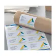 100 planches de 2 &eacute;tiquettes adresses opaques pour imprimantes laser AVERY 199,6x143,5mm 