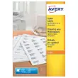200 planches de 16 étiquettes blanches haute cadence spécial copieurs AVERY 105x37mm