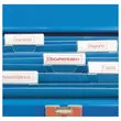 Ruban pour titreuse D1 - 7 m x 12 mm - Texte rouge sur fond blanc - Dymo 
