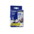 Ruban pour titreuse BROTHER 24mm - bleu/blanc - TZE253 