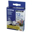 Ruban 8 m x 12 mm - BROTHER TZ 233 - texte bleu sur fond blanc 