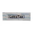&Eacute;tiquettes en plastique transparent 1.2 cm pour titreuse Dymo Letratag 12267 