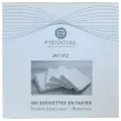 300 Serviettes de table blanches papier 2 plis - FIDUCIAL