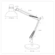 Lampe fluorescente Archi - Noir - ALBA