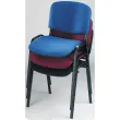 Chaise confort Iso non feu - Bleu 