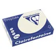 Ramette de 250 feuilles papier A4 color&eacute; gris pastel - Clairefontaine 