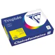 Ramette de 250 feuilles de papier Trophée couleur vive - A4 - 160 g - Jaune Soleil - Clairefontaine