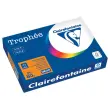 Ramette de papier couleur fluorescente A4 - Troph&eacute;e 80g - Orange Fluo - CLAIREFONTAINE 