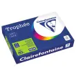 Ramette de papier couleur fluorescente A4 - Troph&eacute;e 80g - vert Fluo - CLAIREFONTAINE 