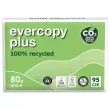 5 Ramettes de papier blanc recycl&eacute; - A4 - 80 g - Evercopy 
