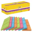 24 Notes repositionnables Super Sticky coloris assortis 7,6 x 7,6 cm - POST-IT