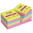 12 Blocs de 90 notes repositionnables Super Sticky - 7,6 x 7,6 cm - Coloris assortis - POST-IT 