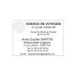 Tampon personnalisable professionnel "Métal Line" 5208 - 10 lignes - TRODAT
