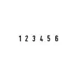 Numéroteur Printy 4846 – 6 caractères – TRODAT