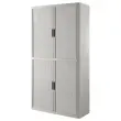 Armoire à rideaux EasyOffice - 204 x 41,5 x 110 cm - Gris - PAPERFLOW