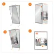Porte-affiche clipsable A3 Nobo impression - argent