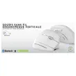 Souris ERGO sans fil - Verticale - Rechargeable - Blanc - T'NB