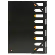 Trieur rigide HARMONIKA&reg; Exactive&reg; dos extensible 9 compartiments noir - Noir - EXACOMPTA 