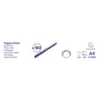 Boite 100 reliures spirales plastique 8mm - Noir - EXACOMPTA