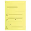 Paquet de 25 chemises 2 rabats SUPER 210 Contact - 24x32cm - Canari - EXACOMPTA 