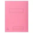 Paquet de 50 chemises imprimées 2 rabats SUPER 210 - 24x32cm - Rose - EXACOMPTA