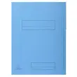 Paquet de 50 chemises imprimées 2 rabats SUPER 210 - 24x32cm - Bleu clair - EXACOMPTA