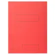 Paquet de 50 chemises imprim&eacute;es 2 rabats SUPER 210 - 24x32cm - Rouge - EXACOMPTA 