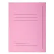 Paquet 50 chemises imprimées 3 rabats SUPER 210 - 24x32cm - Rose - EXACOMPTA