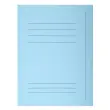 Paquet 50 chemises imprimées 3 rabats SUPER 210 - 24x32cm - Bleu clair - EXACOMPTA