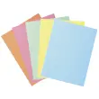 Paquet de 50 chemises 2 rabats SUPER 210 - 24x32cm - Couleurs assorties - EXACOMPTA
