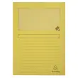 Paquet de 25 chemises &agrave; fen&ecirc;tre Forever&reg; 120 g/m&sup2; - 22 x 31 cm - Jaune - Exacompta 