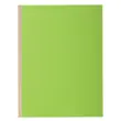 Paquet de 10 chemises &agrave; soufflet dos toil&eacute; ROCK''S 320g/m2 - 24x32cm - Vert - EXACOMPTA 