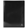 Chemise à lamelle carte lustrée pelliculée 355gm² Iderama - A4 - Noir - EXACOMPTA