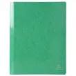 Chemise à lamelle carte lustrée pelliculée 355gm² Iderama - A4 - Vert foncé - Exacompta