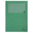 Paquet de 100 chemises &agrave; fenetre Forever&reg; - 22x31cm - Vert vif - EXACOMPTA 