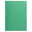 Chemise à élastique 3 rabats carte lustrée 600gm² - A3 - Vert - EXACOMPTA