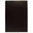Chemise à élastique 3 rabats carte lustrée 600gm² - A2 - Noir - EXACOMPTA