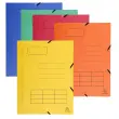 Chemise à élastique Imprimée 3 rabats carte lustrée 355gm² - A4 - Couleurs assorties - EXACOMPTA