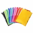 Chemise à élastiques 3 rabats maxi capacity carte lustrée pelliculée Iderama - A4 - Couleurs assorties - EXACOMPTA